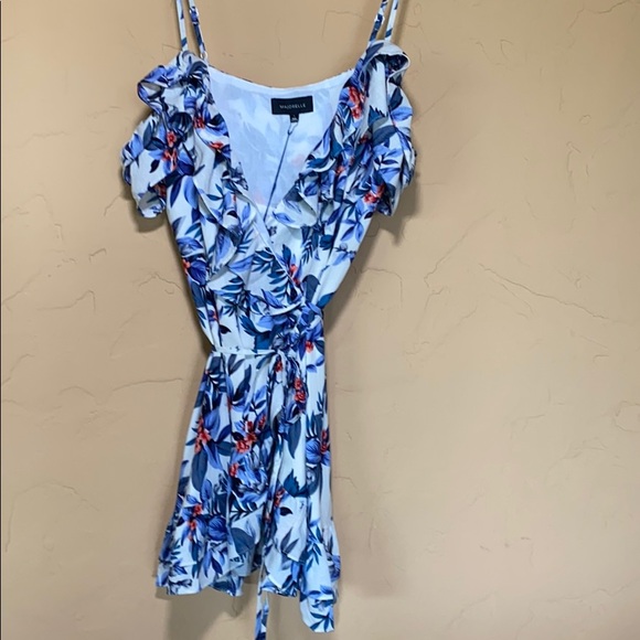 NWT Revolve x Majorelle Floral Print Mini Wrap Dress - Picture 13 of 15